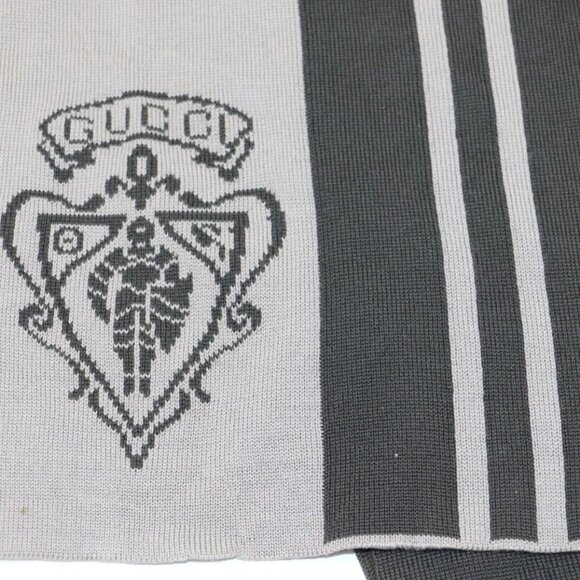 Gucci Hysteria Striped Crest Scarf - Picture 3 of 16